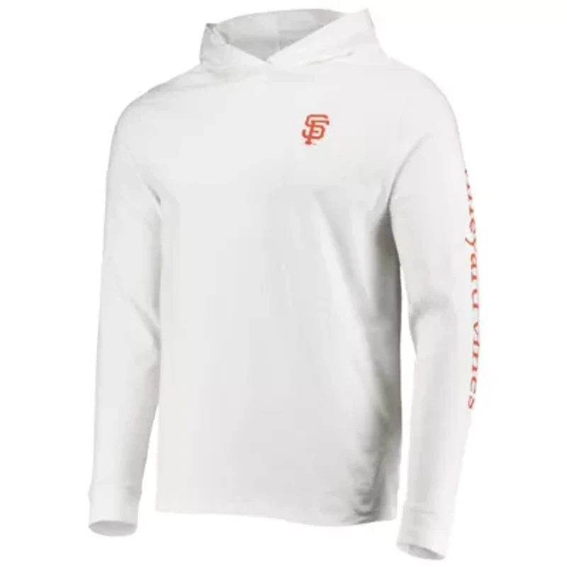MLB Vineyard Vines San Francisco Giants Long Sleeve Hoodie T-Shirt