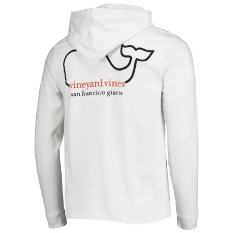 MLB Vineyard Vines San Francisco Giants Long Sleeve Hoodie T-Shirt