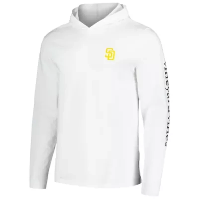MLB Vineyard Vines San Diego Padres Long Sleeve Hoodie T-Shirt