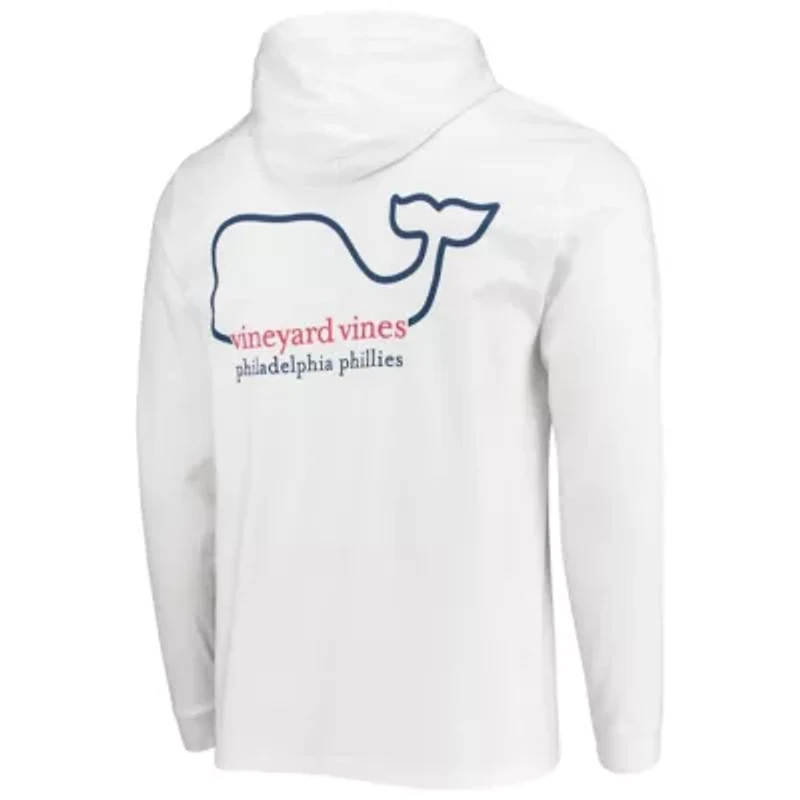 MLB Vineyard Vines Philadelphia Phillies Long Sleeve Hoodie T-Shirt