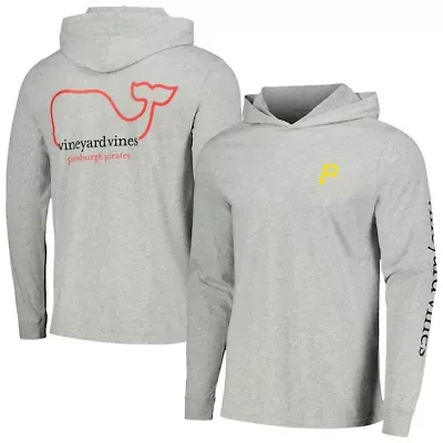 MLB Vineyard Vines Pittsburgh Pirates Long Sleeve Hoodie T-Shirt