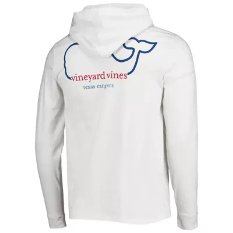 MLB Vineyard Vines Texas Rangers Long Sleeve Hoodie T-Shirt