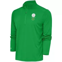 NHL Kelly Shamrock Tribute Quarter-Zip Pullover Top