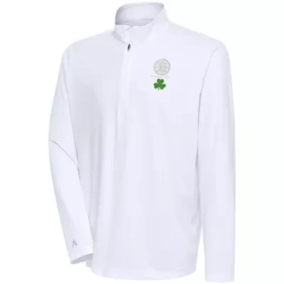 NHL Shamrock Tribute Quarter-Zip Pullover Top