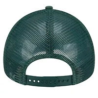 NBA Hunter Green/Cream Milwaukee Bucks Tip Off A-Frame Trucker 9FORTY Adjustable Hat