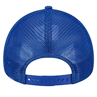 NBA Blue/Orange New York Knicks Tip Off A-Frame Trucker 9FORTY Adjustable Hat