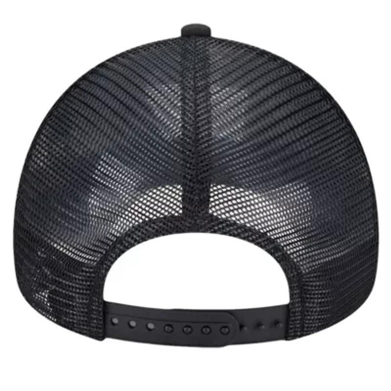 NBA Black/Kelly Boston Celtics Tip Off A-Frame Trucker 9FORTY Adjustable Hat