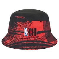 NBA Black/Red Chicago Bulls Tip-Off Bucket Hat