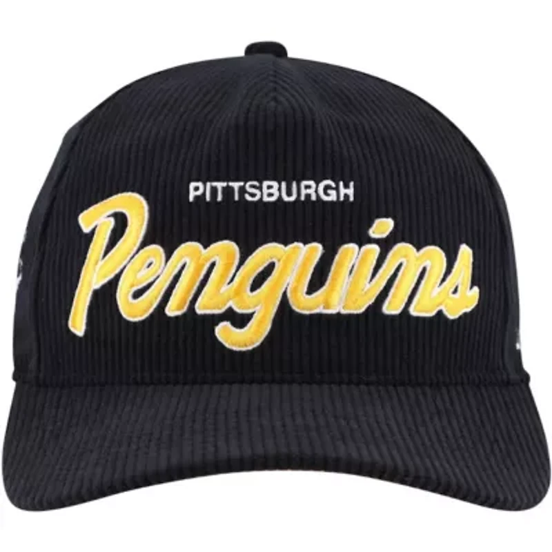 NHL Pittsburgh Penguins Crosstown Corduroy Hitch Adjustable Hat