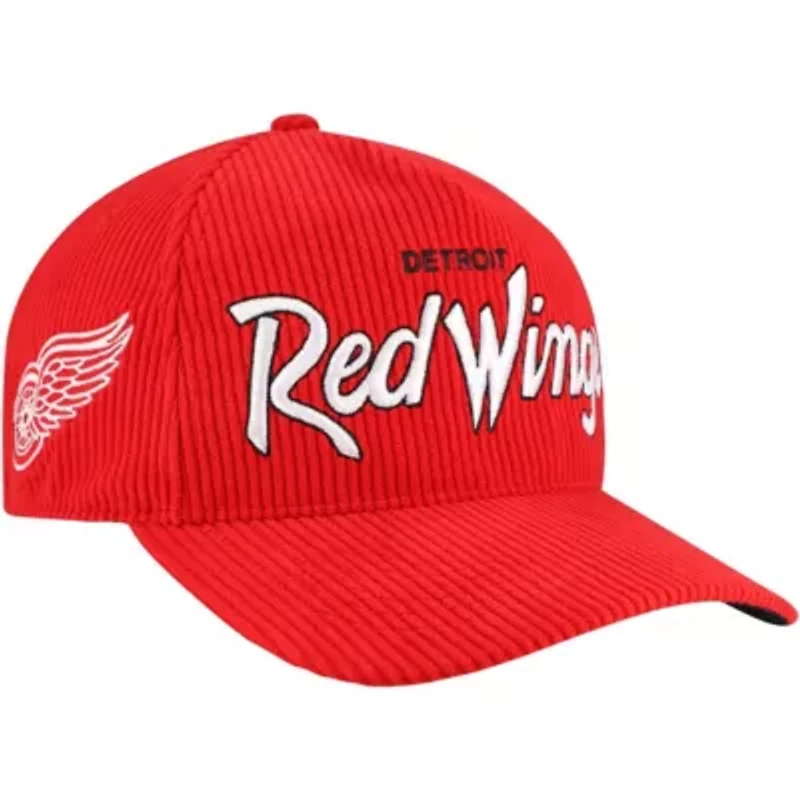NHL Detroit Wings Crosstown Corduroy Hitch Adjustable Hat