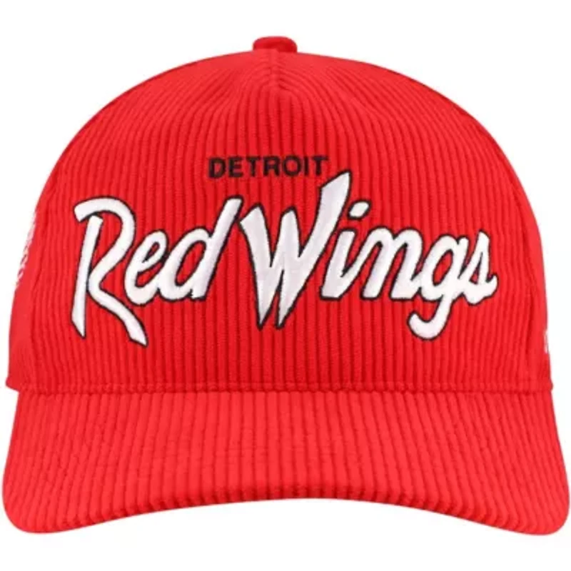 NHL Detroit Wings Crosstown Corduroy Hitch Adjustable Hat