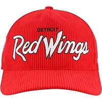 NHL Detroit Wings Crosstown Corduroy Hitch Adjustable Hat