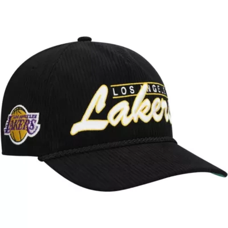 NBA Los Angeles Lakers Double Header Sidepatch Cord Hitch Adjustable Hat