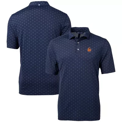 Syracuse Orange NCAA Vault DryTec Virtue Eco Pique Tile Print Recycled Polo