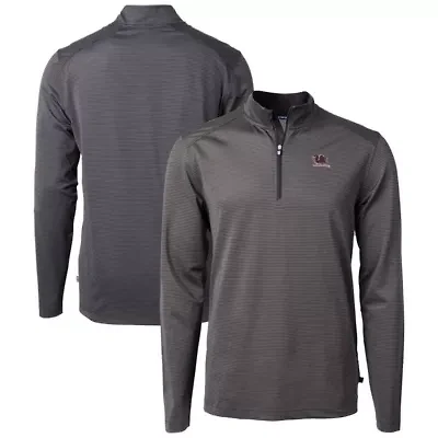 NCAA South Carolina Gamecocks Vault DryTec Virtue Eco Pique Micro Stripe Recycled Quarter-Zip Pullover