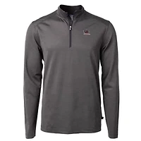 NCAA South Carolina Gamecocks Vault DryTec Virtue Eco Pique Micro Stripe Recycled Quarter-Zip Pullover