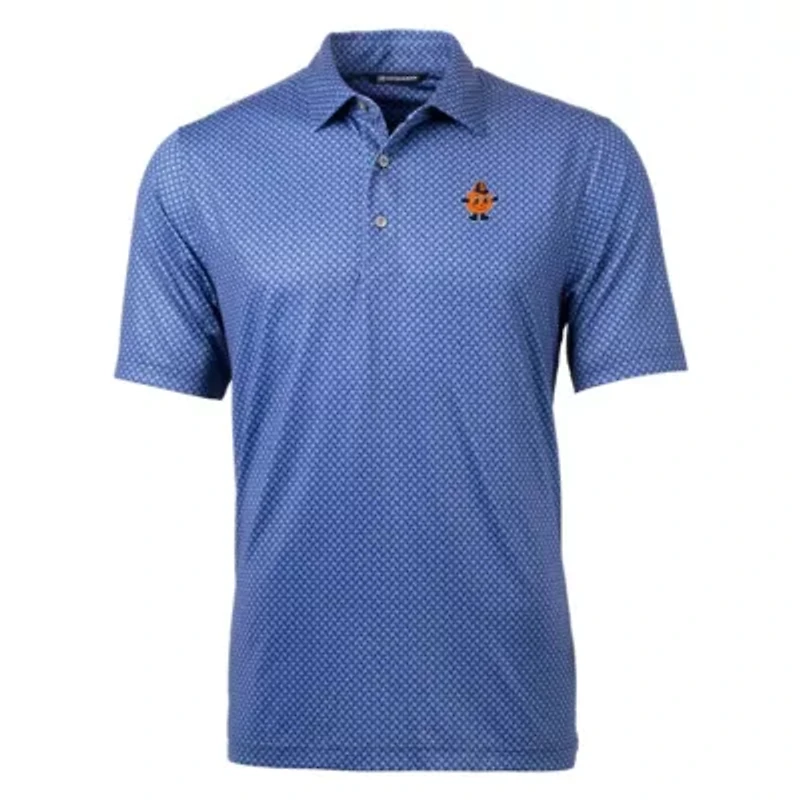 Syracuse Orange NCAA Vault Pike Banner Print Stretch Polo