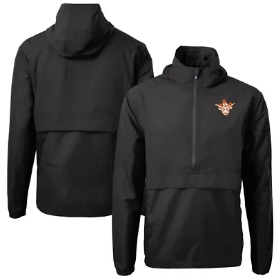 NCAA Texas Longhorns Vault Charter Eco Recycled Half-Zip Anorak Jacket