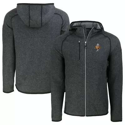 NCAA Heather Tennessee Volunteers Vault Mainsail Full-Zip Raglan Hooded Jacket