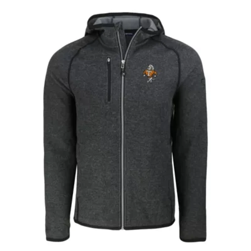 NCAA Heather Tennessee Volunteers Vault Mainsail Full-Zip Raglan Hooded Jacket