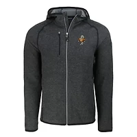 NCAA Heather Tennessee Volunteers Vault Mainsail Full-Zip Raglan Hooded Jacket