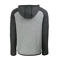 NCAA Heather Gray/Heather Tennessee Volunteers Vault Mainsail Full-Zip Raglan Hooded Jacket