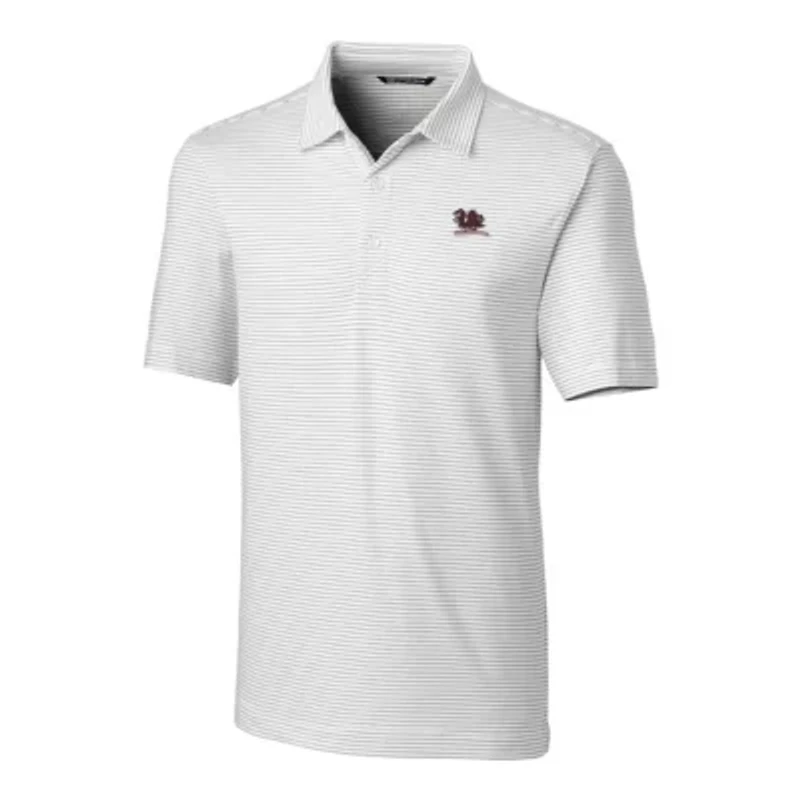 NCAA South Carolina Gamecocks Vault Forge Pencil Stripe Stretch Polo