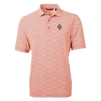 NCAA Tennessee Volunteers Vault DryTec Virtue Eco Pique Botanical Print Recycled Polo