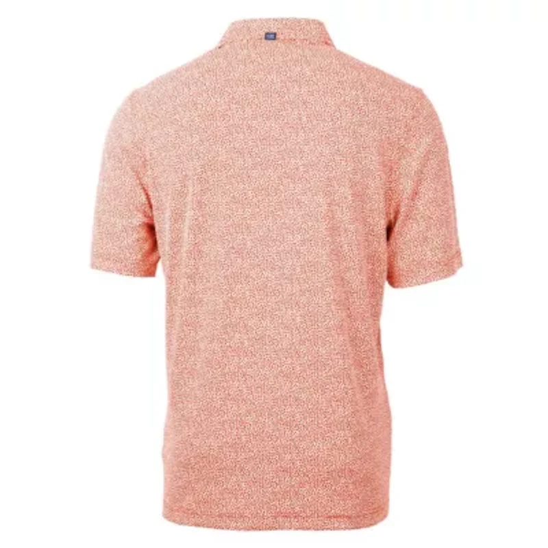 NCAA Tennessee Volunteers Vault DryTec Virtue Eco Pique Botanical Print Recycled Polo