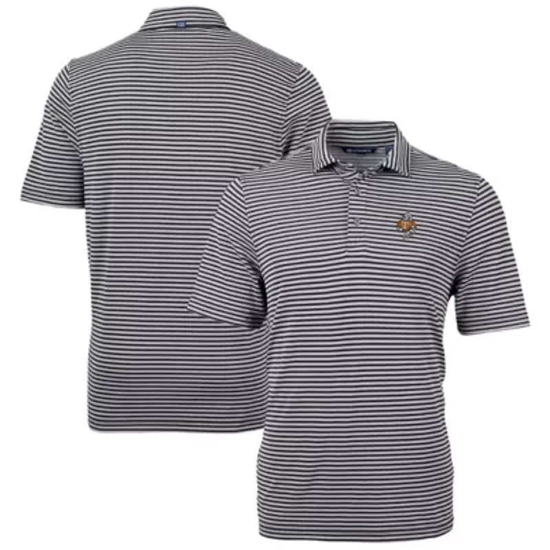 NCAA Tennessee Volunteers Vault DryTec Virtue Eco Pique Stripe Recycled Polo