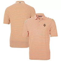 NCAA Tennessee Volunteers Vault DryTec Virtue Eco Pique Stripe Recycled Polo
