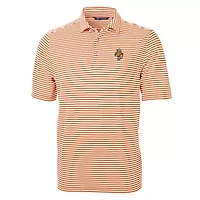 NCAA Tennessee Volunteers Vault DryTec Virtue Eco Pique Stripe Recycled Polo
