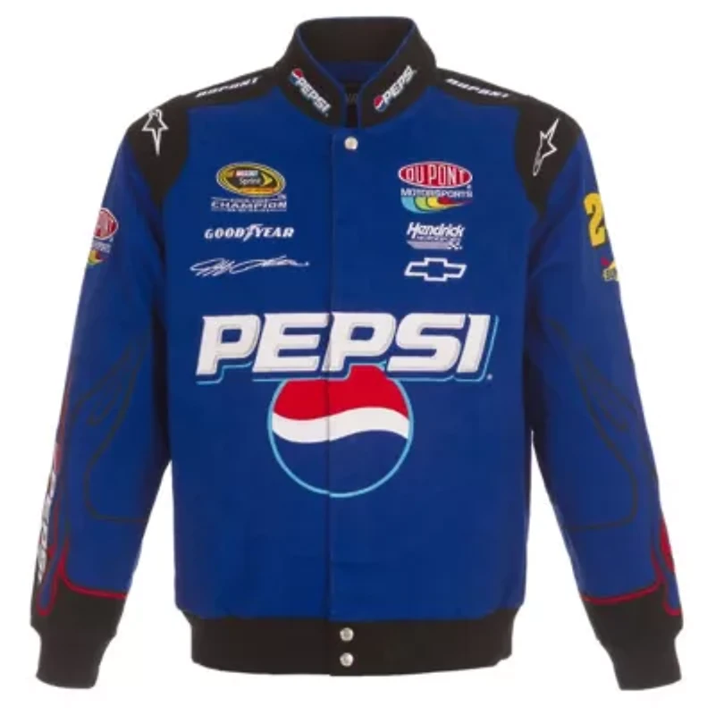 NASCAR Jeff Gordon Pepsi Full-Snap Twill Uniform Jacket