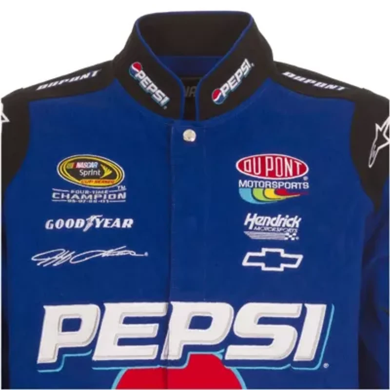 NASCAR Jeff Gordon Pepsi Full-Snap Twill Uniform Jacket