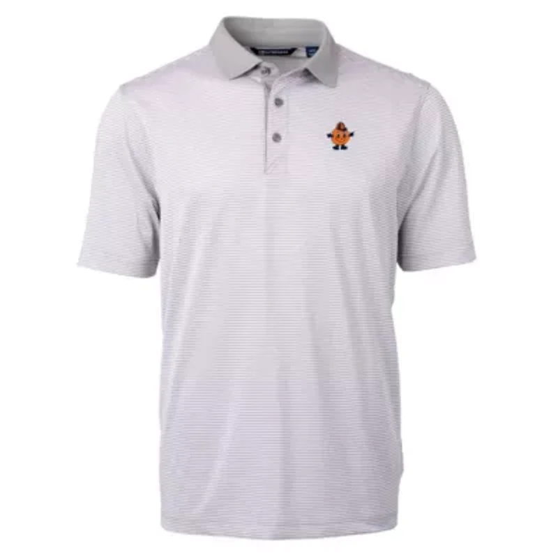 Syracuse Orange NCAA Big & Tall Virtue Eco Pique Micro Stripe Recycled DryTec Polo
