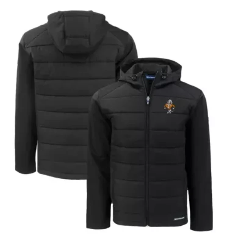NCAA Tennessee Volunteers Big & Tall Evoke Hybrid Eco Softshell Recycled Full-Zip Hooded PrimaLoft Jacket