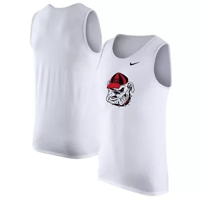 NCAA Nike Georgia Bulldogs Vintage Logo Performance Tank Top