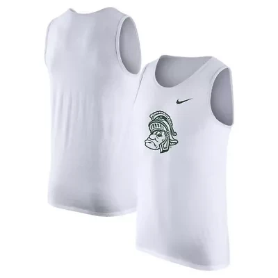 NCAA Nike Michigan State Spartans Vintage Logo Performance Tank Top