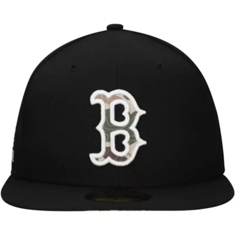 Boston Red Sox MLB Troop Chant Undervisor 59FIFTY Fitted Hat