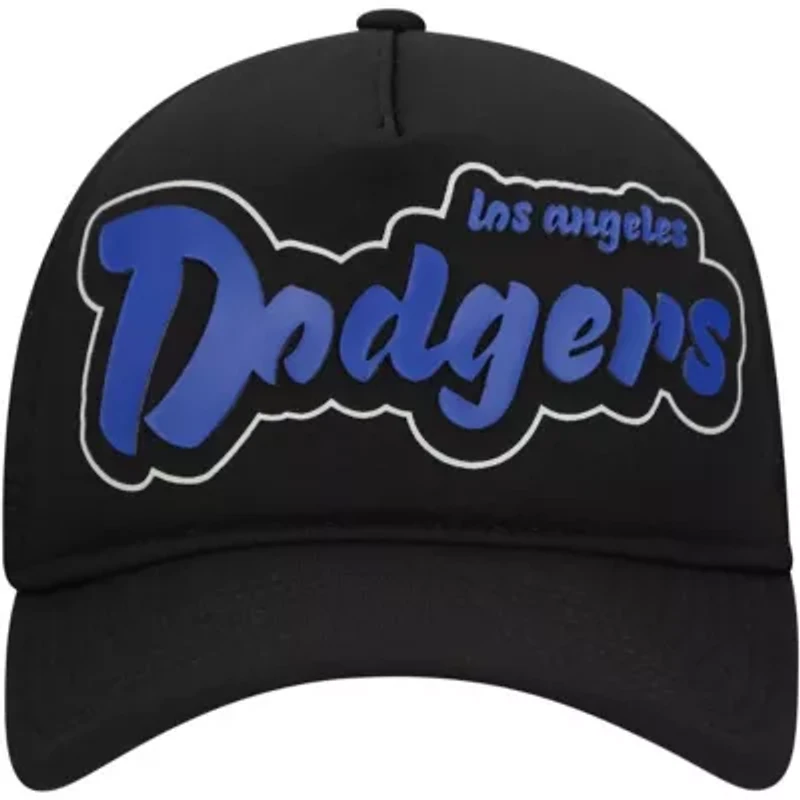 MLB Los Angeles Dodgers Retro Bold A-Frame Trucker 9FORTY Adjustable Hat