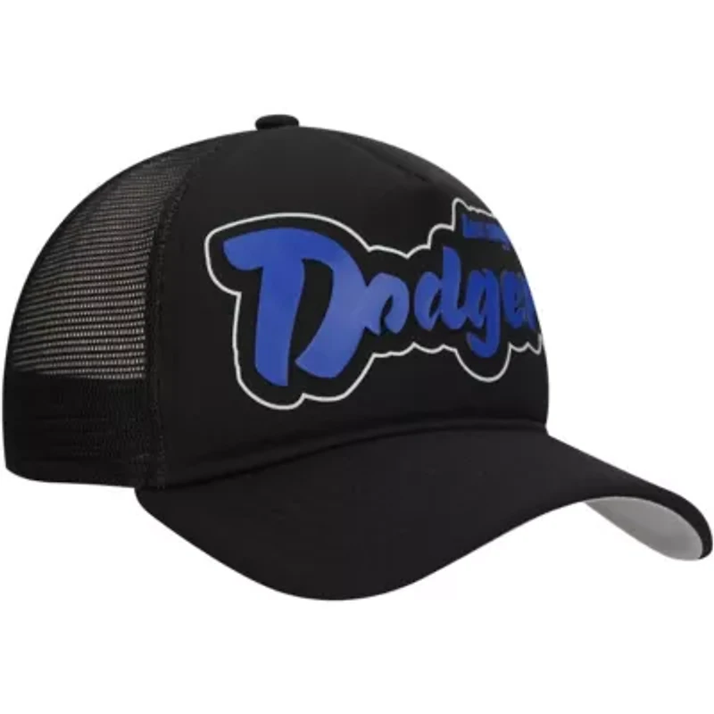 MLB Los Angeles Dodgers Retro Bold A-Frame Trucker 9FORTY Adjustable Hat