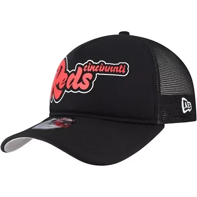 MLB Cincinnati Reds Retro Bold A-Frame Trucker 9FORTY Adjustable Hat