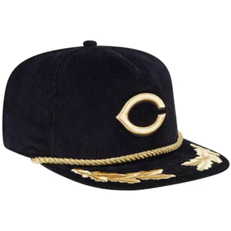 MLB Cincinnati Reds Corduroy Filigree Golfer Adjustable Hat