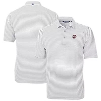 NCAA UMass Minutemen Virtue Eco Pique Stripe Recycled Polo