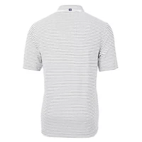 NCAA UMass Minutemen Virtue Eco Pique Stripe Recycled Polo