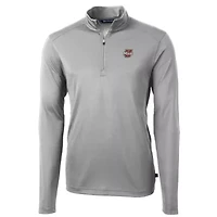 NCAA UMass Minutemen Virtue Eco Pique Recycled Quarter-Zip Pullover Top