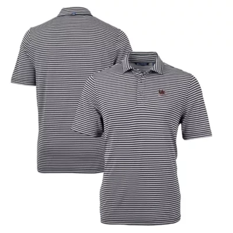 NCAA South Carolina Gamecocks Big & Tall Virtue Eco Pique Stripe Recycled DryTec Polo