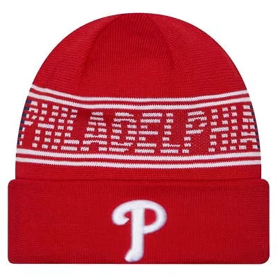 MLB Philadelphia Phillies Authentic Collection Cuffed Knit Hat