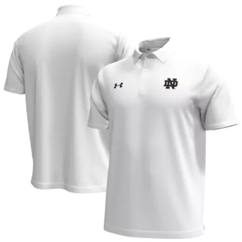 NCAA Under Armour Notre Dame Fighting Irish Playoff Chest Stripe Performance Polo