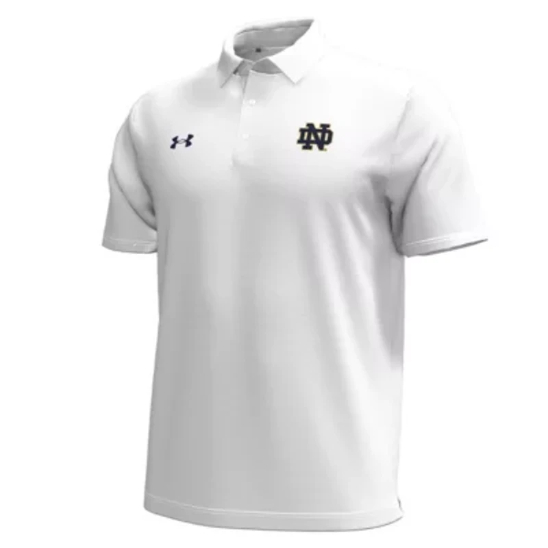 NCAA Under Armour Notre Dame Fighting Irish Playoff Chest Stripe Performance Polo